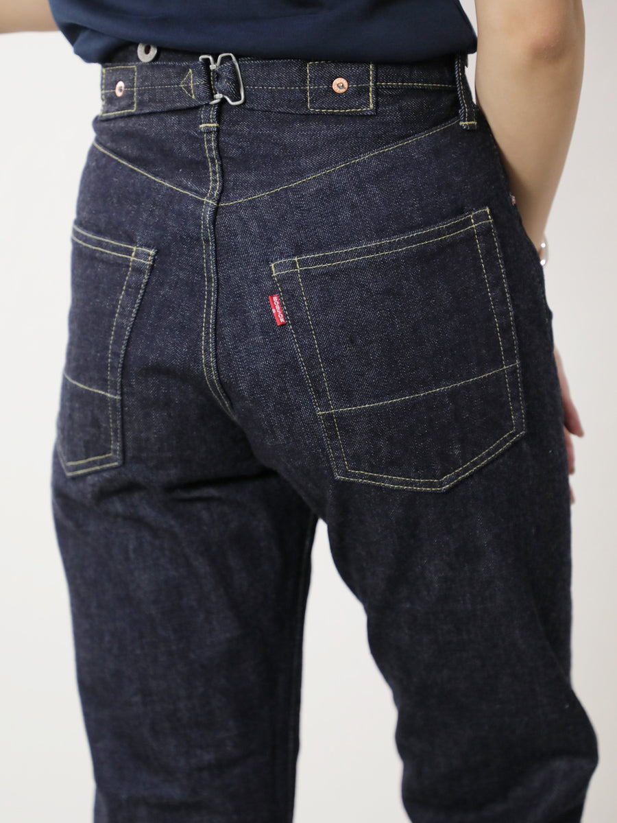 B-1969-XX-RR2011-680 【岡山産 セルビッチデニム】シンチバックジーンズ ワンウォッシュ CINCH BUCKLE SELVEDGE DENIM ONEWASH