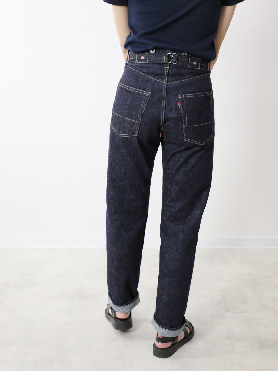 B-1969-XX-RR2011-680 【岡山産 セルビッチデニム】シンチバックジーンズ ワンウォッシュ CINCH BUCKLE SELVEDGE DENIM ONEWASH