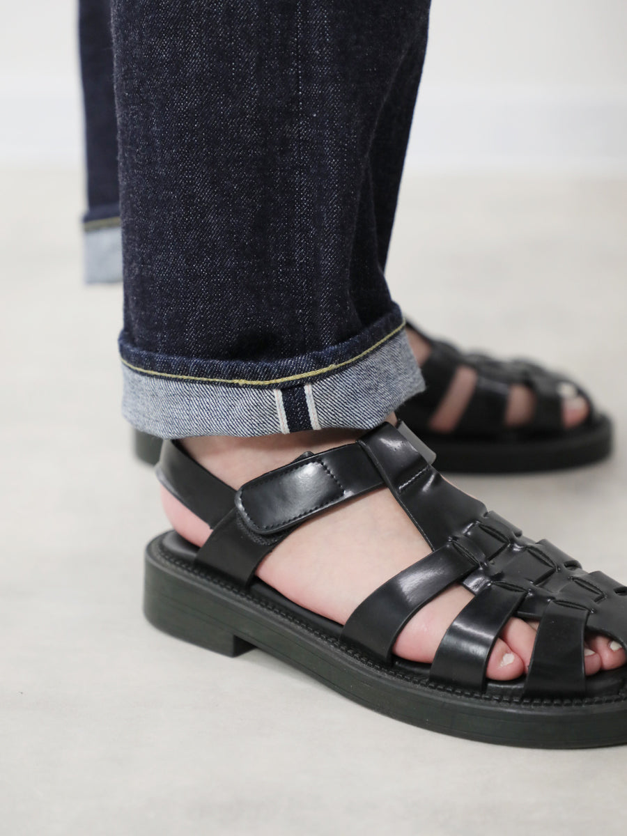 B-1969-XX-RR2011-680 【岡山産 セルビッチデニム】シンチバックジーンズ ワンウォッシュ CINCH BUCKLE SELVEDGE DENIM ONEWASH