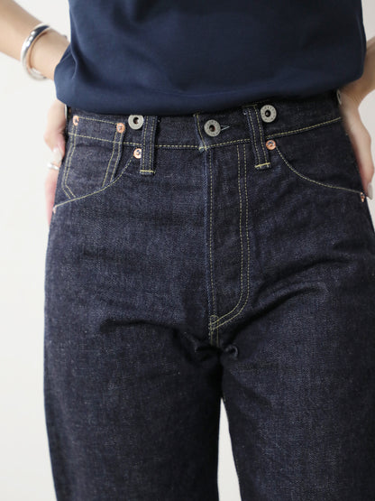 B-1969-XX-RR2011-680 【岡山産 セルビッチデニム】シンチバックジーンズ ワンウォッシュ CINCH BUCKLE SELVEDGE DENIM ONEWASH
