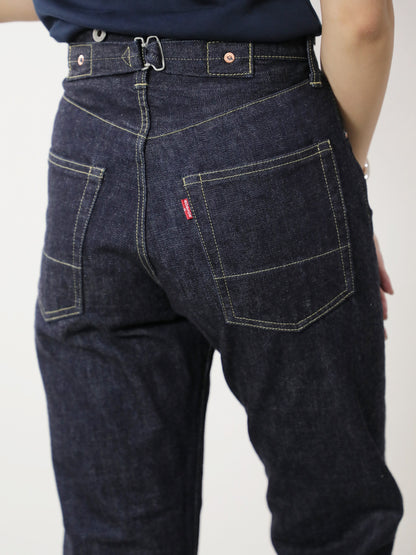 B-1969-XX-RR2011-680 【岡山産 セルビッチデニム】シンチバックジーンズ ワンウォッシュ CINCH BUCKLE SELVEDGE DENIM ONEWASH